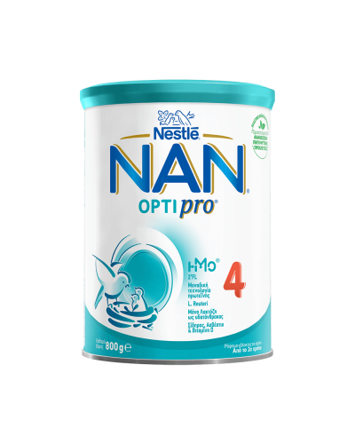 NESTLE NAN OPTIPRO 4 ΓΑΛΑ 3ης ΒΡΕΦΙΚΗΣ ΗΛΙΚΙΑΣ +2 ΕΤΩΝ ΣΕ ΣΚΟΝΗ 800gr