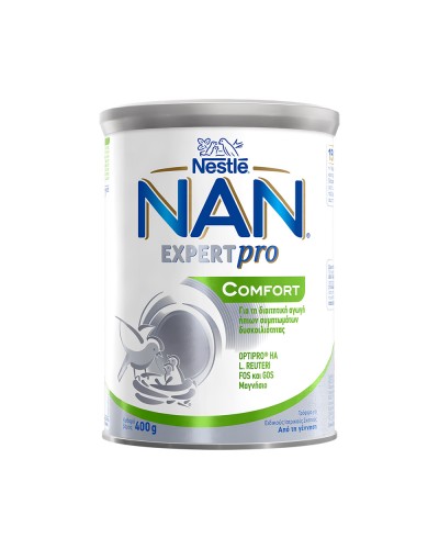 NESTLE - NAN Expert Pro Comfort για Βρέφη με Ήπια Συμπτώματα Δυσκοιλιότητας από τη γέννηση - 400gr