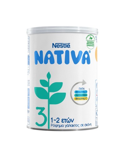 NESTLE Nativa 3 Γάλα 3ης Βρεφικής Ηλικίας +10 Μηνών σε σκόνη 400gr