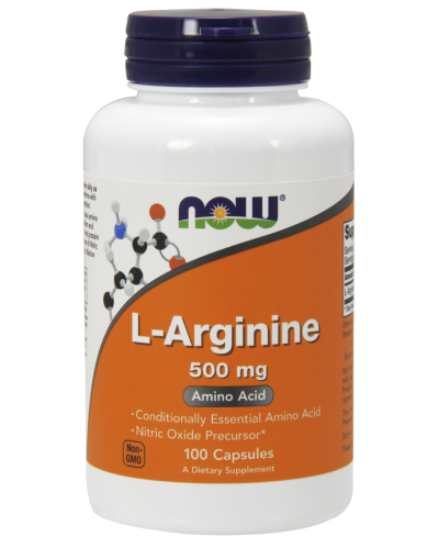 NOW SPORTS L-ARGININE 500 MG, 100 CAPS