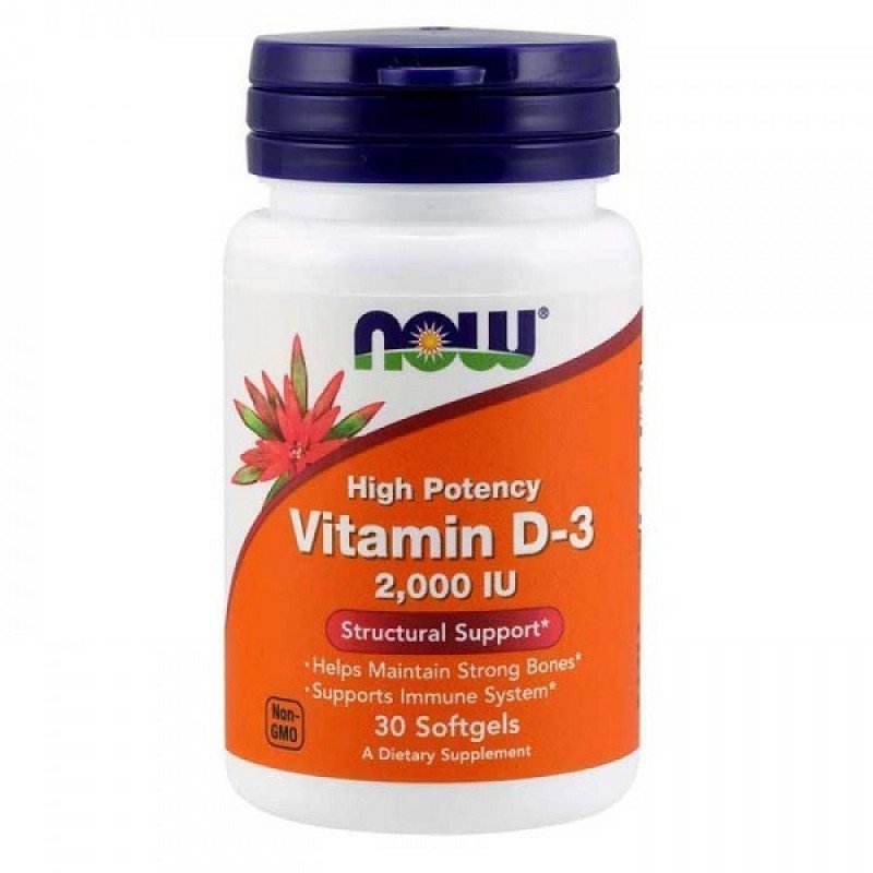 NOW Vit D3 2000iu 30SOFTGEL NOW Vit D3 2000iu 30SOFTGEL
