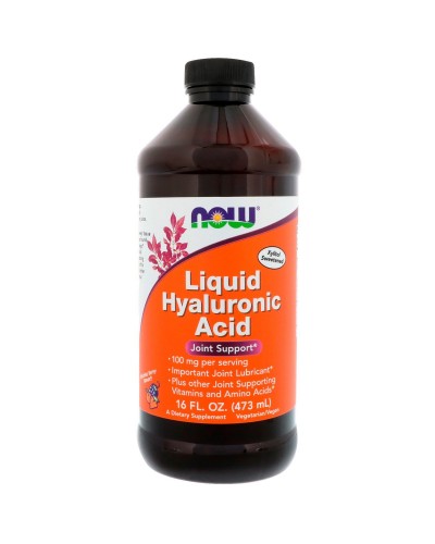 NOW LIQUID HYALOURONIC ACID 100 MG - 16 FL.OZ