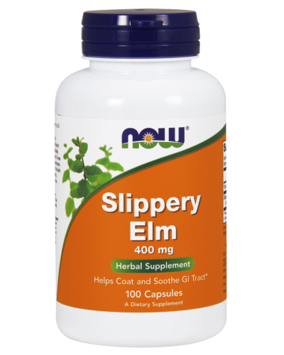 NOW SLIPPERY ELM (ΦΤΕΛΙΑ) 400 MG, 100 CAPS