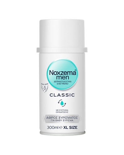 NOXZEMA MEN ΑΦΡΟΣ ΞΥΡΙΣΜΑΤΟΣ CLASSIC 300ml