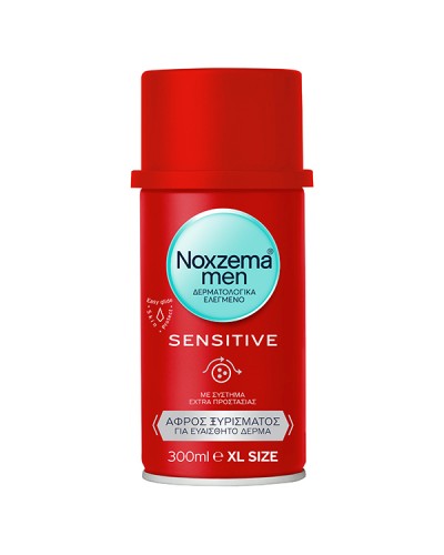 NOXZEMA MEN ΑΦΡΟΣ ΞΥΡΙΣΜΑΤΟΣ EXTRA SENSITIVE 300ml