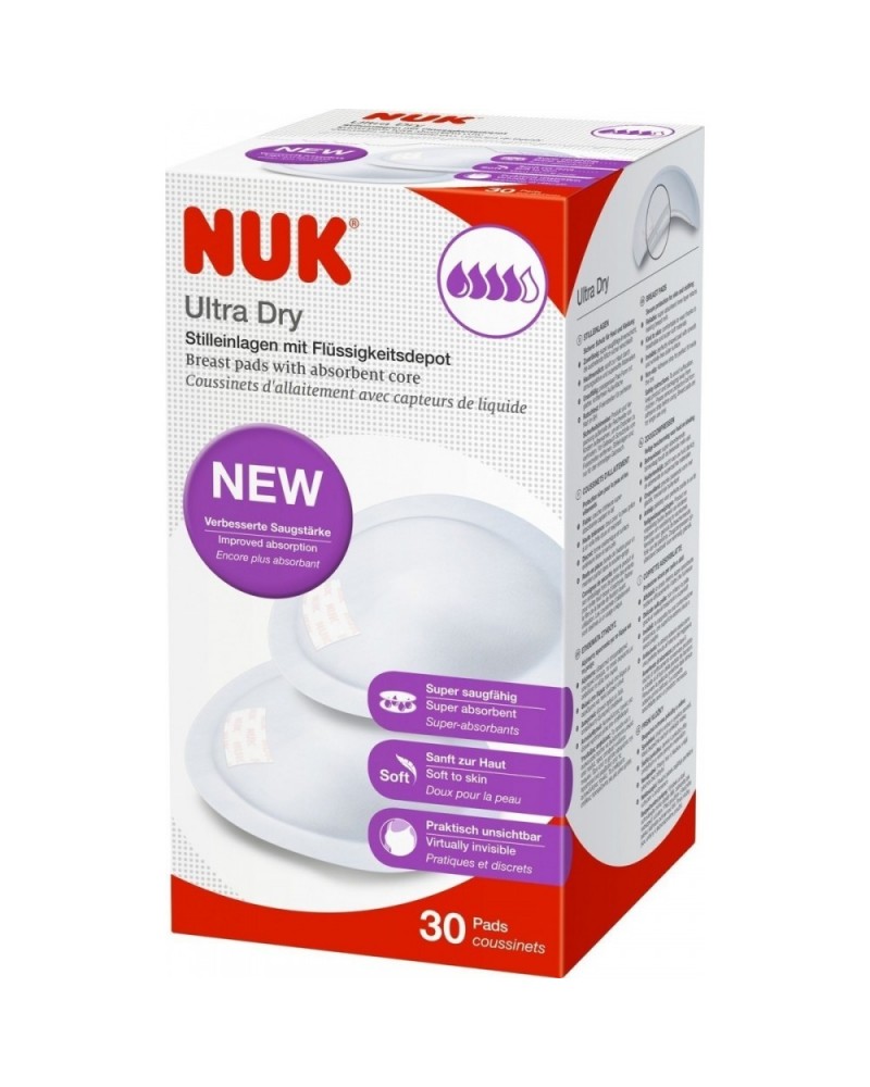 NUK ULTRA DRY BREAST PADS 30 PIECES