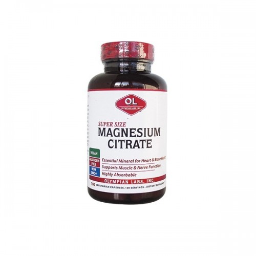 OLYMPIAN LABS SUPER SIZE MAGNESIUM CITRATE 100CAPS