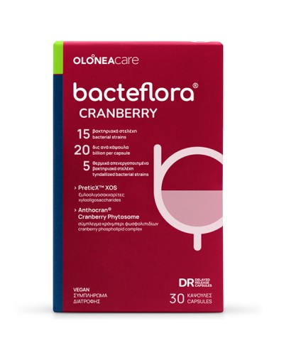 OLONEA BACTEFLORA CRANBERRY 30 ΚΑΨΟΥΛΕΣ