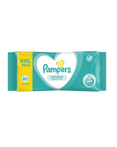 PAMPERS BABY WIPES SENSITIVE 80τμχ.