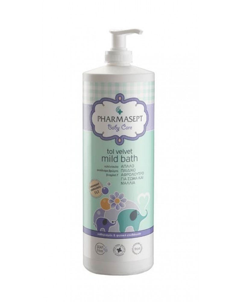 TOL VELVET BABY MILD BATH 2IN1 1LT TOL VELVET BABY MILD BATH 2IN1 1LT