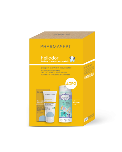 PHARMASEPT SUMMER PACK HELIODOR BABY SUN CREAM SPF50 50ML & ΔΩΡΟ BABY MILD BATH 250ML