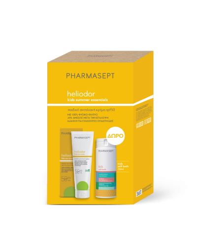 PHARMASEPT SUMMER PACK HELIODOR KIDS SUN CREAM SPF50 150ML & ΔΩΡΟ KIDS SOFT BATH 250ML