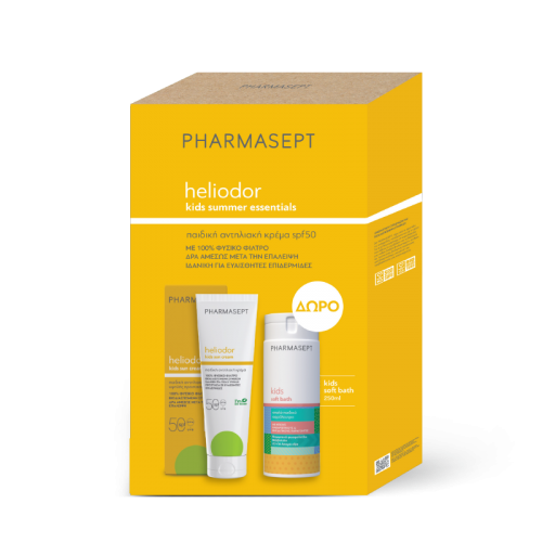 PHARMASEPT SUMMER PACK HELIODOR KIDS SUN CREAM SPF50 150ML & ΔΩΡΟ KIDS SOFT BATH 250ML PHARMASEPT SUMMER PACK HELIODOR KIDS SUN CREAM SPF50 150ML & ΔΩΡΟ KIDS SOFT BATH 250ML