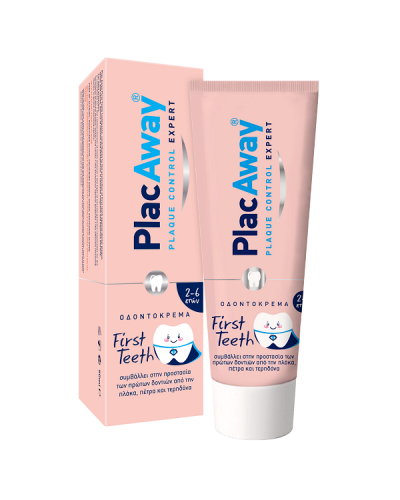 PLAC AWAY TOOTHPASTE FIRST TEETH (2-6 ΕΤΩΝ) 50ML