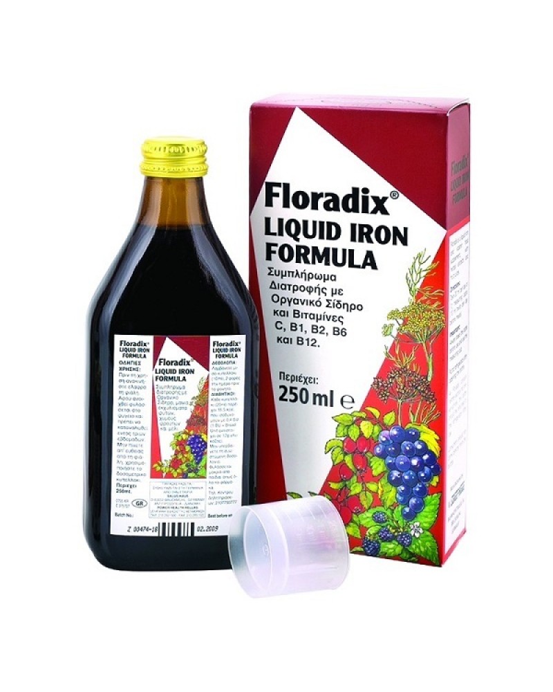POWER HEALTH FLORADIX IRON FORMULA 250ML