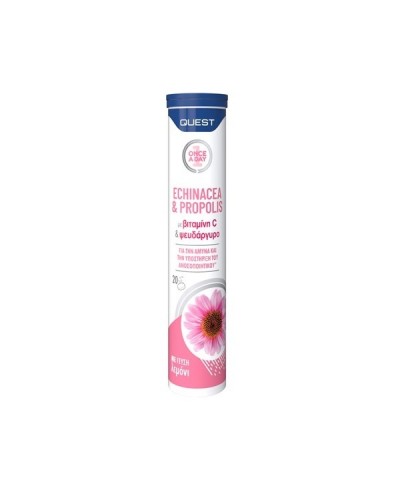 QUEST ECHINACEA & PROPOLIS ΜΕ VITAMIN C & ZINC 20eff.tabs QUEST ECHINACEA & PROPOLIS ΜΕ VITAMIN C & ZINC 20eff.tabs
