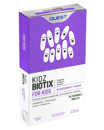 QUEST KIDZBIOTIX 30 μασώμενες ταμπλέτες QUEST KIDZBIOTIX 30 μασώμενες ταμπλέτες