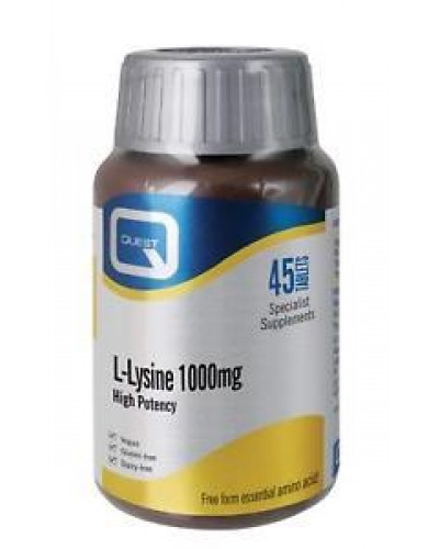 QUEST L LYSINE 1000MG 45 TABS