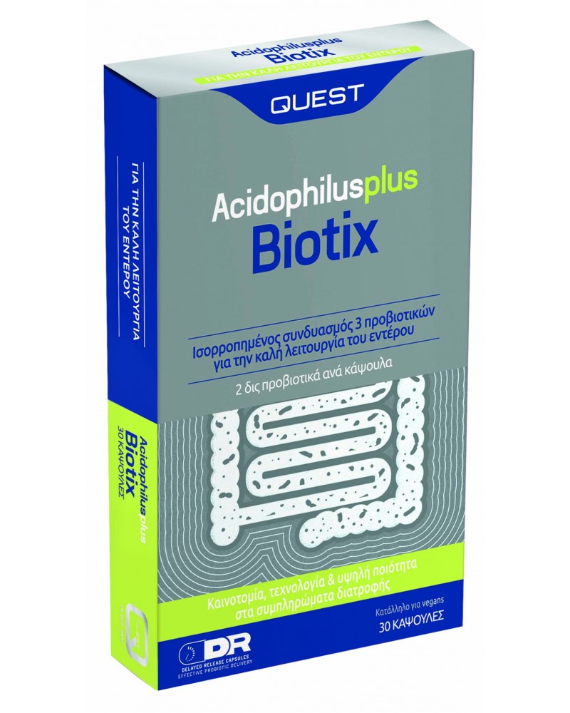 QUEST ACIDOPHILUS PLUS BIOTIX 30CAPS