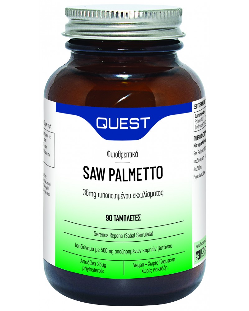 QUEST SAW PALMETTO 36MG EXTRACT 90TAB