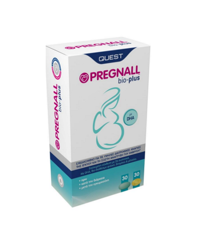 QUEST PREGNALL BIO PLUS 30 TABS / 30 CAPS QUEST PREGNALL BIO PLUS 30 TABS / 30 CAPS