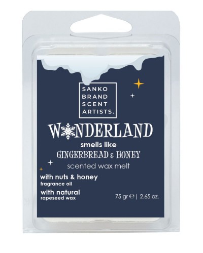 SANKO WONDERLAND WAX MELT ΆΡΩΜΑ ΜΕΛΟΜΑΚΑΡΟΝΟ 75GR ΚΕΡΙ