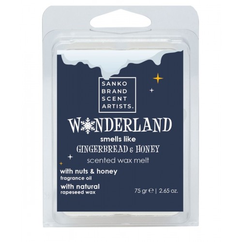 SANKO WONDERLAND WAX MELT ΆΡΩΜΑ ΜΕΛΟΜΑΚΑΡΟΝΟ 75GR ΚΕΡΙ