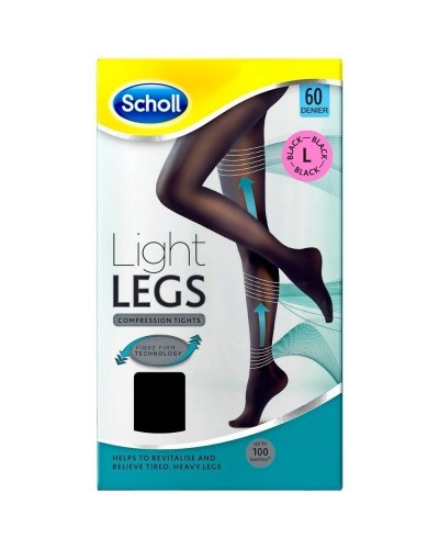 SCHOLL LIGHT LEGS 60 DEN ΧΡΩΜΑ BLACK SIZE LARGE