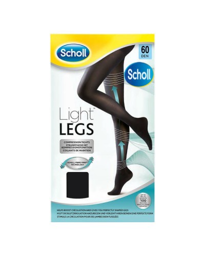 SCHOLL LIGHT LEGS 60 DEN ΧΡΩΜΑ BLACK XLARGE