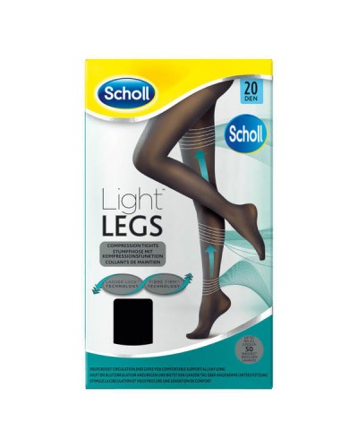 SCHOLL LIGHT LEGS  20 DEN ΧΡΩΜΑ BLACK XLARGE