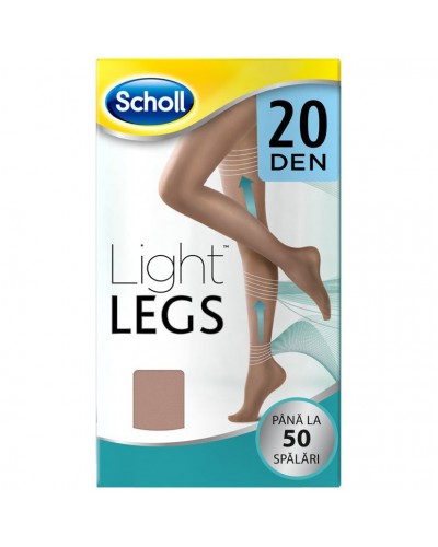 DR SCHOLL LIGHT LEGS ΚΑΛΣΟΝ ΔΙΑΒΑΘΜΙΣΜΕΝΗΣ ΣΥΜΠΙΕΣΗΣ 20DEN  ΜΠΕΖ ΧΡΩΜΑ SMALL