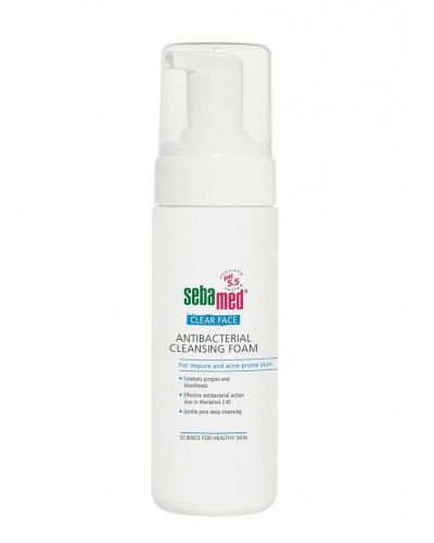 SEBAMED CLEAR FACE ANTIBACTERIAL CLEANSING FOAM 150ML