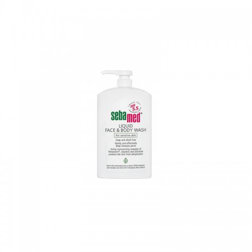 SEBAMED LIQUID FACE & BODY WASH 1000ML