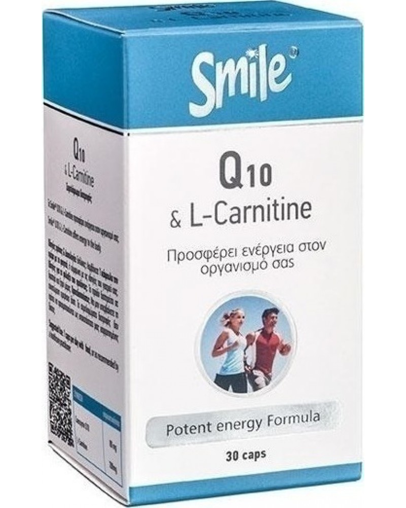 SMILE Q10 & L-CARNITINE 30CAPS