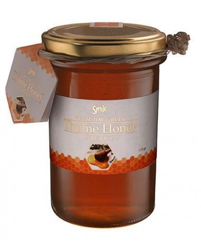 SMILE ORGANIC THYME HONEY 410GR