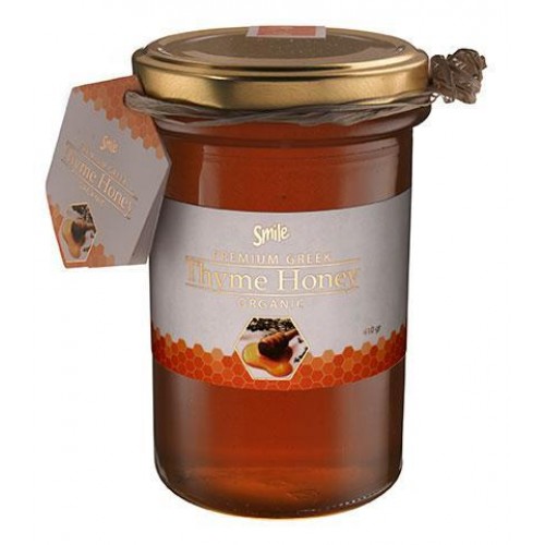 SMILE ORGANIC THYME HONEY 410GR