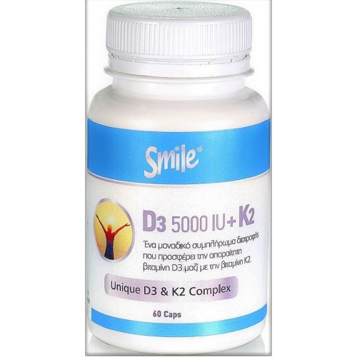 SMILE D3 5000IU & K2 60CAPS