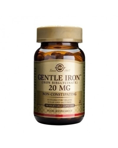 SOLGAR GENTLE IRON 20MG 180VEG CAP SOLGAR GENTLE IRON 20MG 180VEG CAP