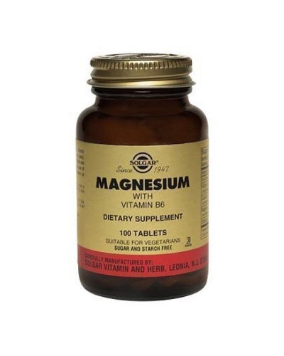 SOLGAR MAGNESIUM B6 100TAB