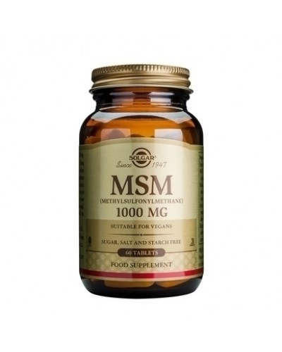 SOLGAR MSM 1000MG 60TAB SOLGAR MSM 1000MG 60TAB
