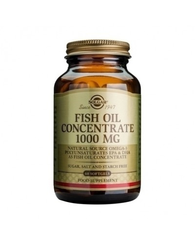 SOLGAR FISH OIL CONCENTRATE 1000MG 60SOFTGELS SOLGAR FISH OIL CONCENTRATE 1000MG 60SOFTGELS