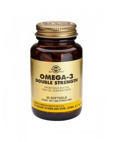 SOLGAR OMEGA 3 DOUBLE STRENGTH 30SOFTGELS SOLGAR OMEGA 3 DOUBLE STRENGTH 30SOFTGELS