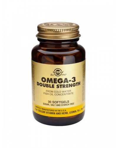 SOLGAR OMEGA 3 DOUBLE STRENGTH 30SOFTGELS