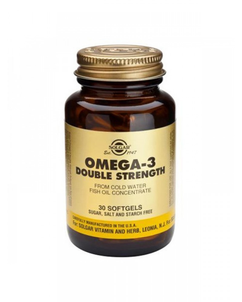 SOLGAR OMEGA 3 DOUBLE STRENGTH 30SOFTGELS