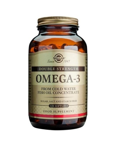 SOLGAR OMEGA 3 DOUBLE STRENGTH 120 SOFTGELS SOLGAR OMEGA 3 DOUBLE STRENGTH 120 SOFTGELS