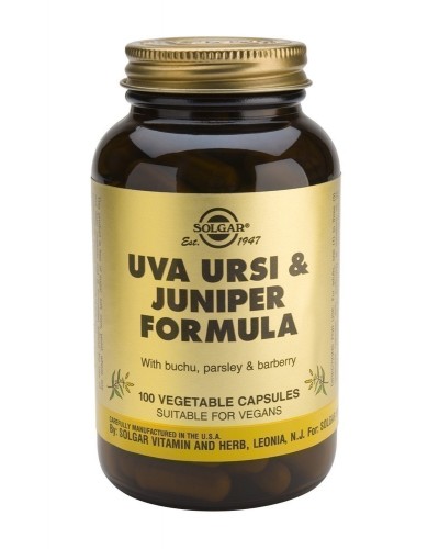 SOLGAR UVA URSI JUNIPER FORMULA 100VEG CAPS