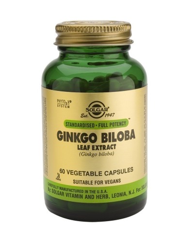 SOLGAR SFP GINKGO BILOBA EXTRACT 60VCAP