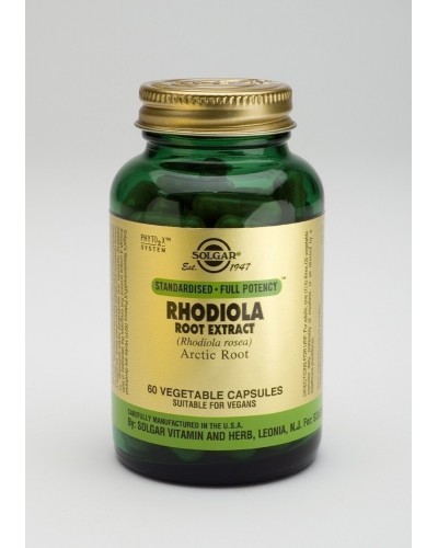 SOLGAR SFP RHODIOLA ROOT EXTRACT 60VEG CAPS