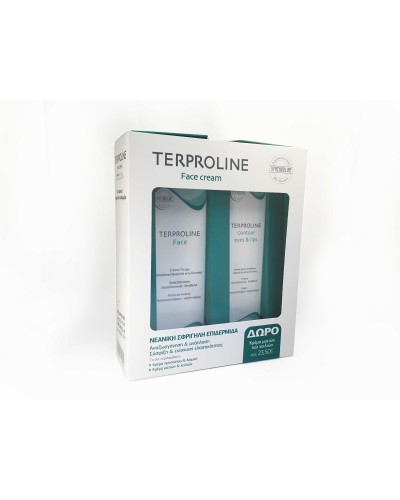 SYNCHROLINE TERPROLINE FACE CREAM 50ML & TERPROLINE CONTOUR EYES & LIPS 15ML