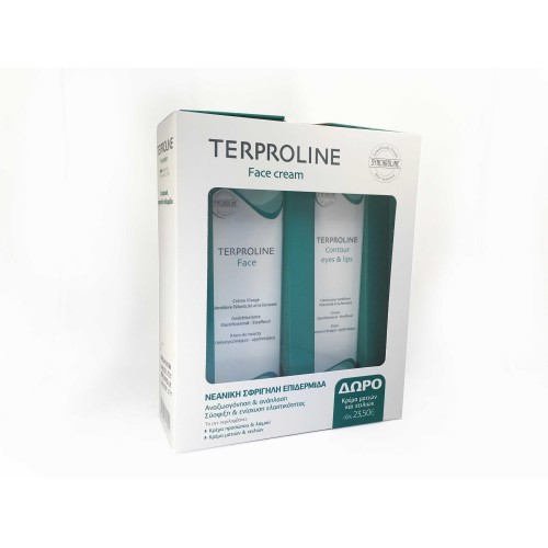 SYNCHROLINE TERPROLINE FACE CREAM 50ML & TERPROLINE CONTOUR EYES & LIPS 15ML